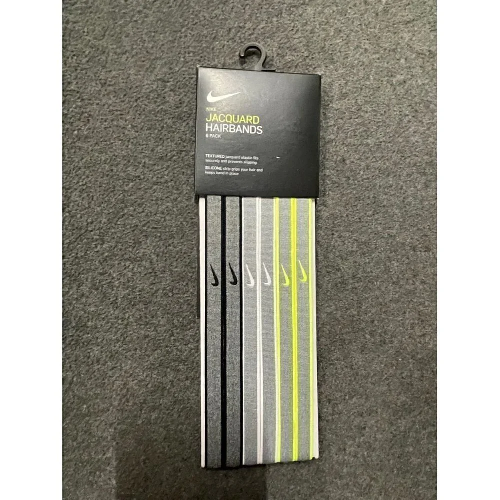 𝅺nike Jacquard Hairbands‎ 6 pack